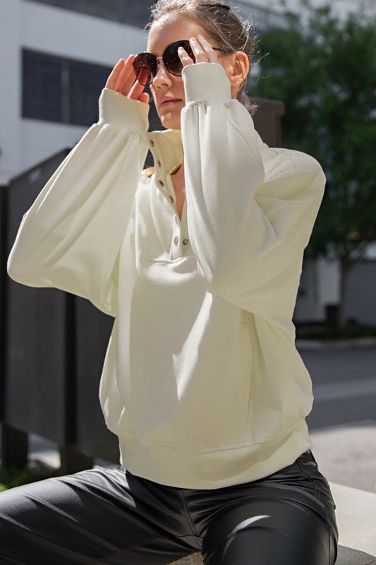 Open Roads Super Soft Snap Button Pullover - 3 Colors! - The Nines