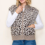 Leopard Sweater Vest - 2 Colors! - The Nines