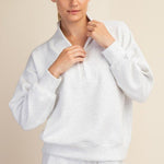 Luxe Scuba Half Zip Pullovers - 7 Colors! - The Nines