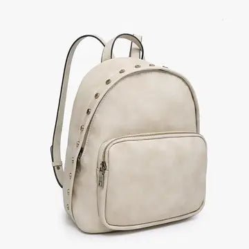 Sariya Studded Off White Backpack - The Nines