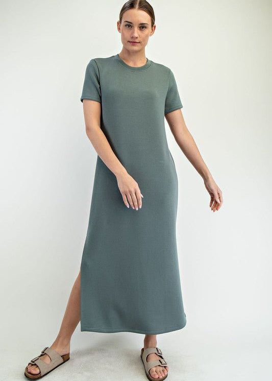 Scuba Maxi Dresses - 4 Colors! - The Nines