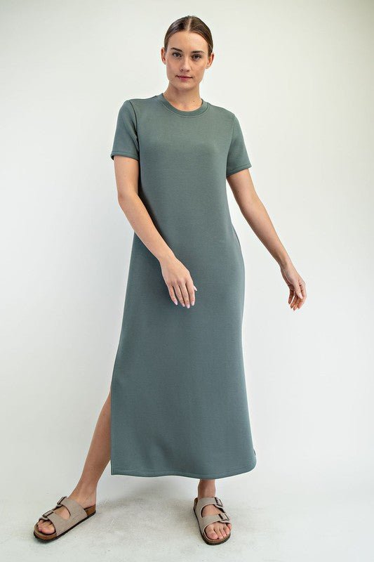 Scuba Maxi Dresses - 4 Colors! - The Nines