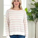 Aubrey Open Weave Long Sleeve Top - 3 Colors! - The Nines