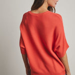 Dolman Short Sleeve Sweater Top - 3 Colors! - The Nines