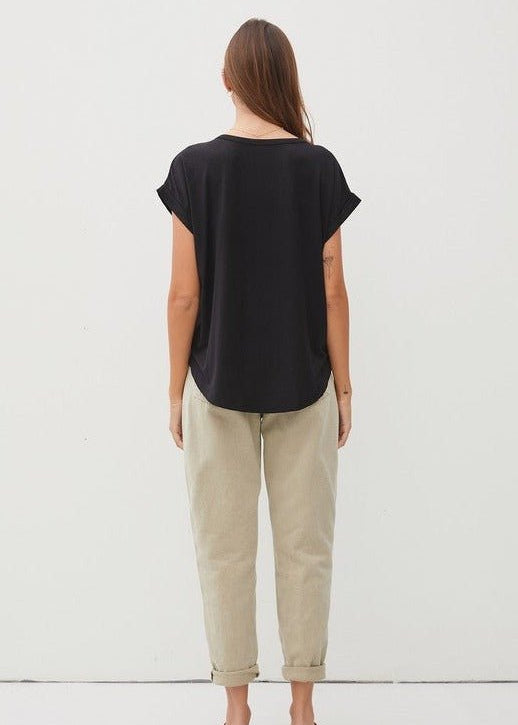 Lux Bamboo Tee - Black