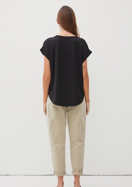 Lux Bamboo Tee - Black