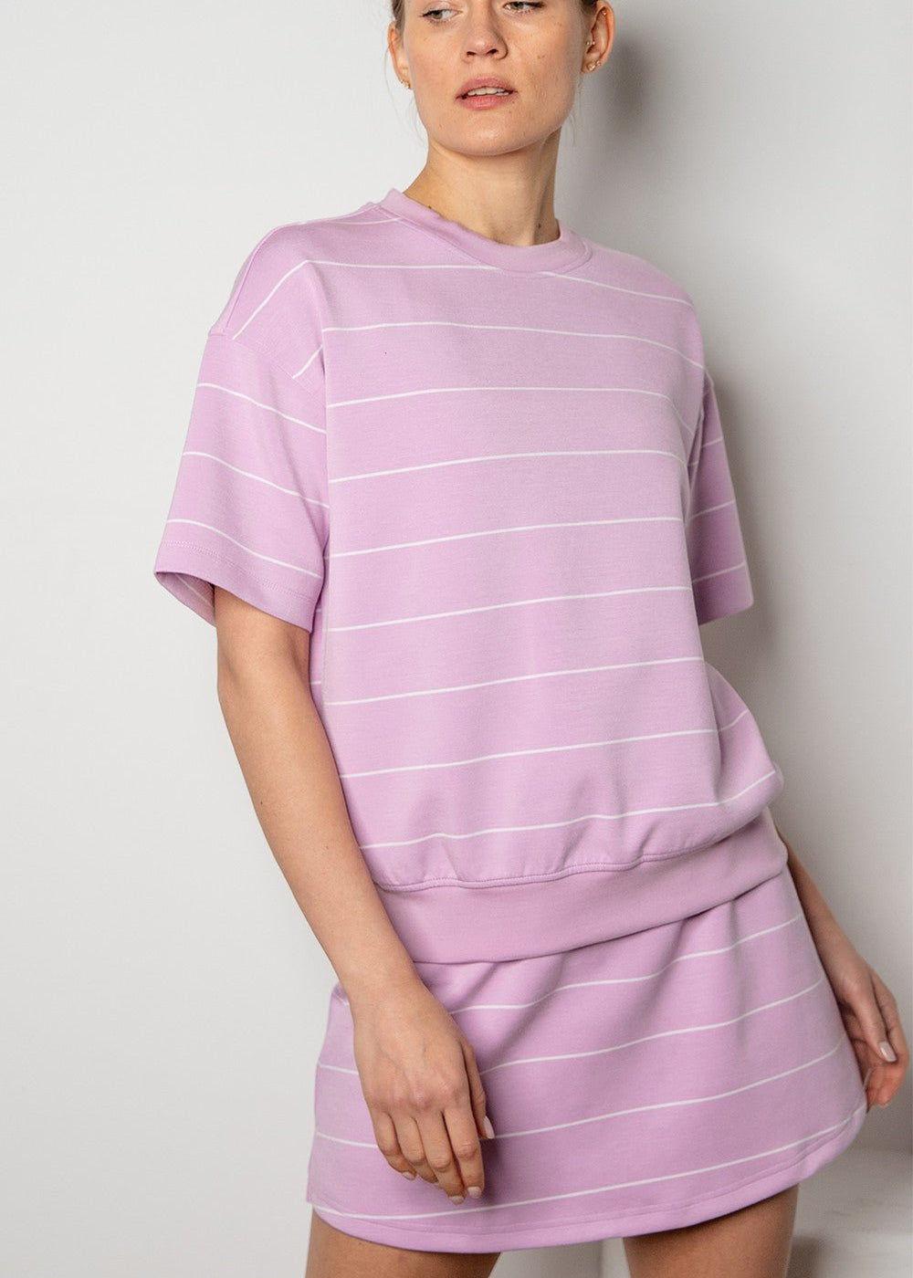 Scuba Striped Short Sleeve Top - 3 Colors! - The Nines