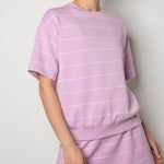 Scuba Striped Short Sleeve Top - 3 Colors! - The Nines