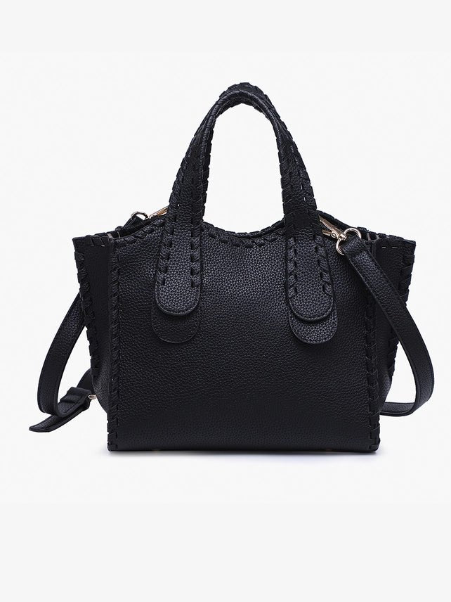 Marla Whipstitch Satchel Bag - The Nines