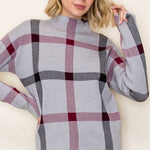 Checkered Mock Sweater - The Nines