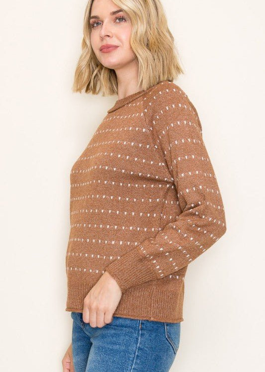 Dotted Camel Sweater - The Nines