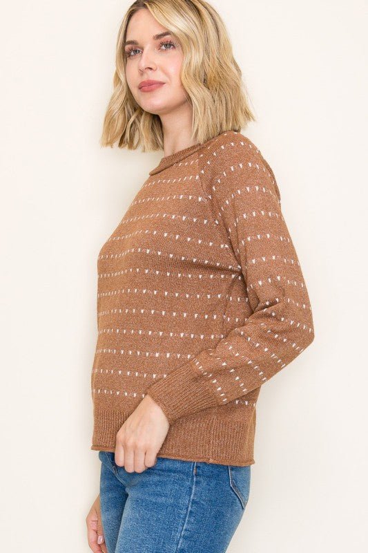 Dotted Camel Sweater - The Nines