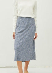 Floral Midi Skirt - 2 Colors!