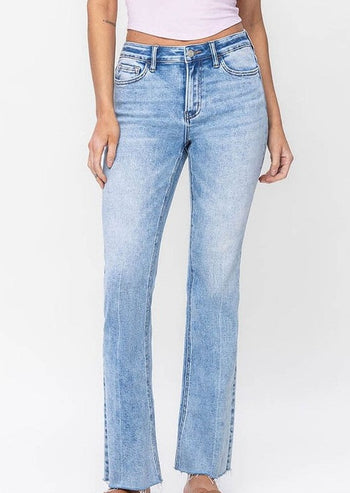 Vervet By Flying Monkey High Rise Vintage Wash Bootcut Jeans