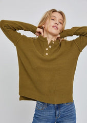 Brighten Your Day Button Sweaters - 4 Colors!