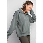 Mock Neck Quarter Zip - 5 colors! - The Nines