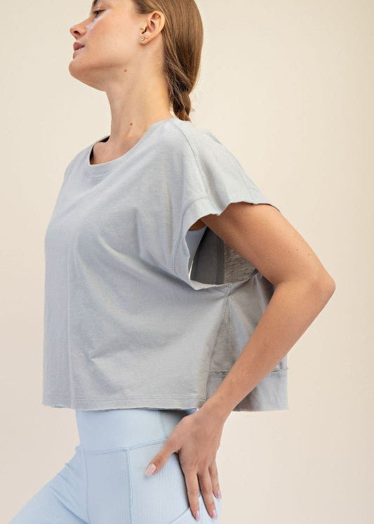 Cotton Open Back Short Sleeve - 3 Colors! - The Nines