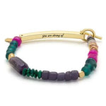 "Strong AF" Hidden Message Bracelet - The Nines
