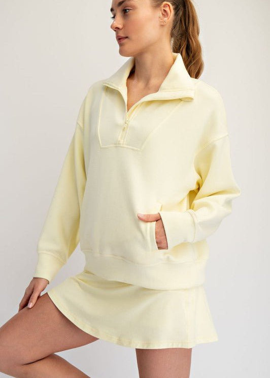 Mock Neck Quarter Zip - 5 colors! - The Nines