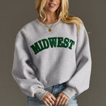 Gray & Green Midwest Sweatshirt - The Nines