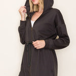 French Terry Duster Hoodie Jacket - The Nines