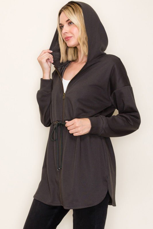 French Terry Duster Hoodie Jacket - The Nines