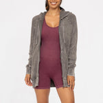Mono B Mineral Washed Waffle Relaxed Hoodies - The Nines