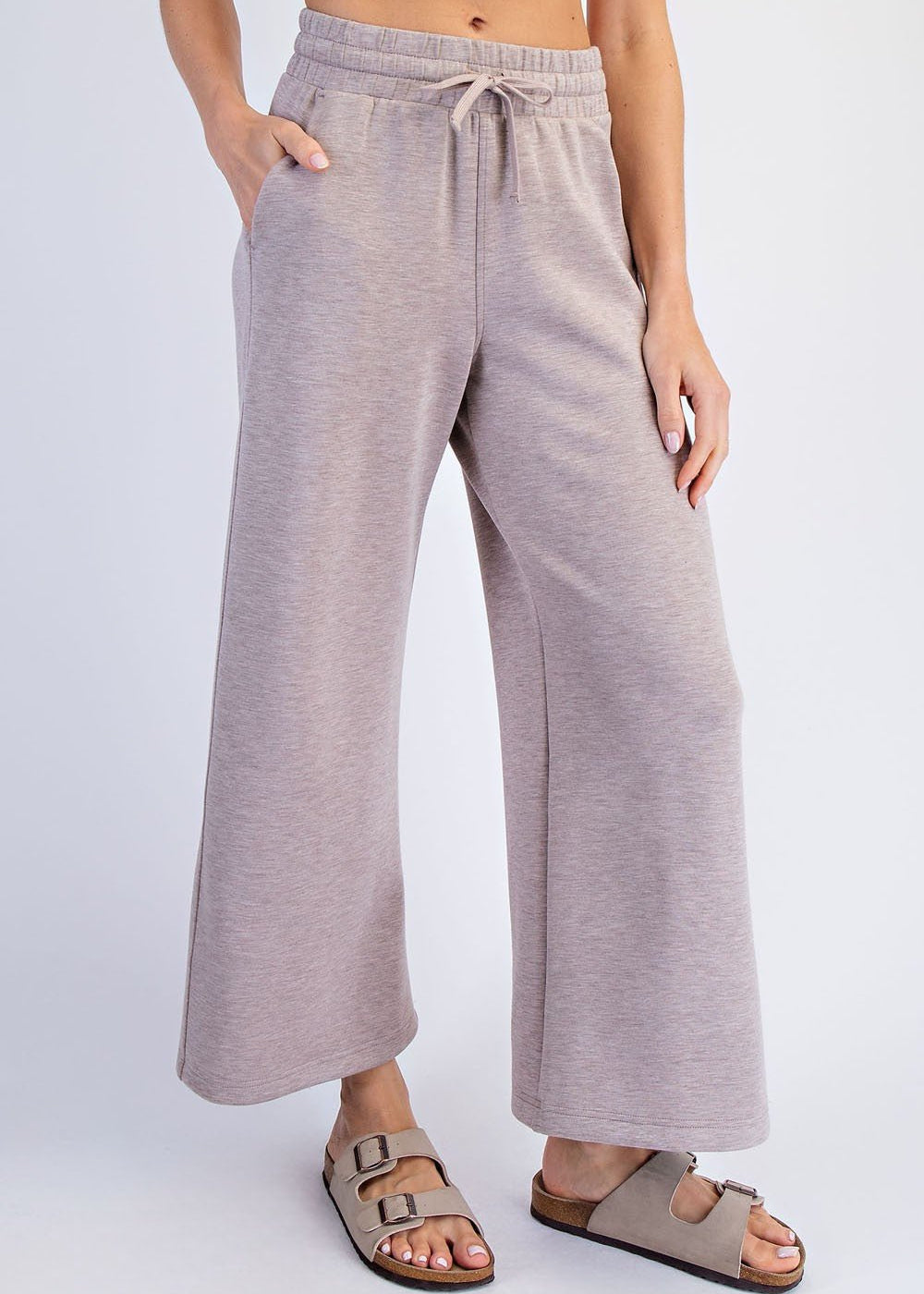 Scuba Cropped Wide Leg - 3 Colors! - The Nines