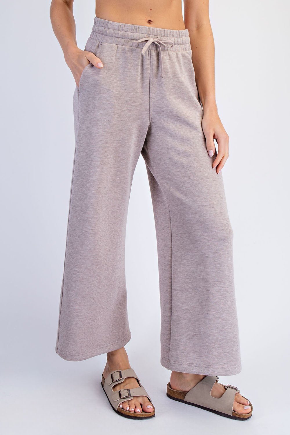 Scuba Cropped Wide Leg - 3 Colors! - The Nines