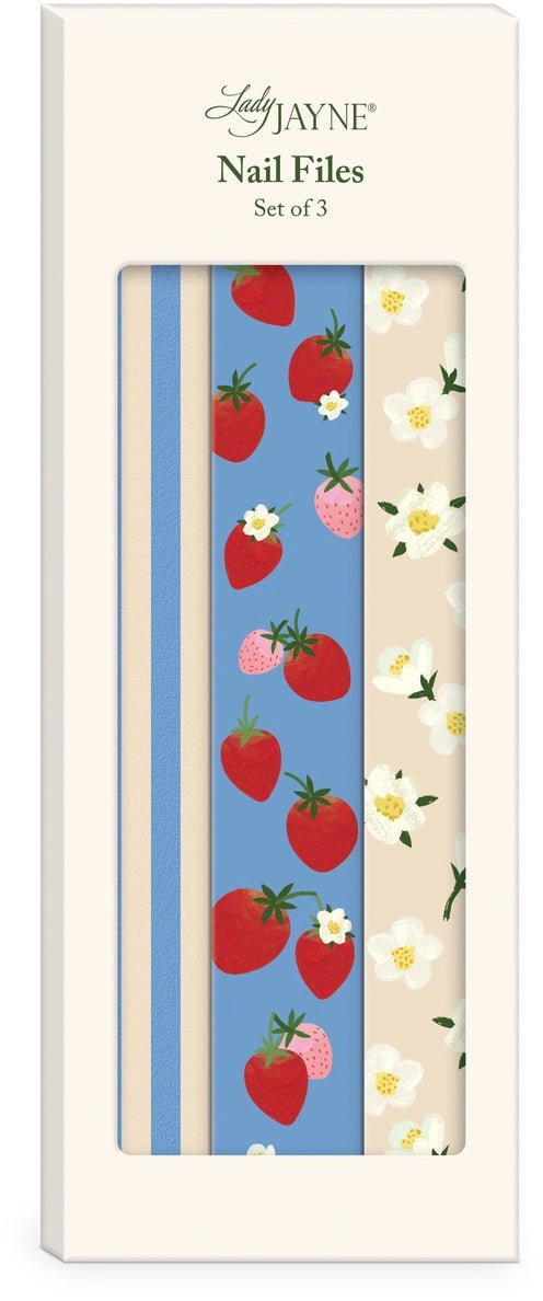 Fruit & Fleur Strawberries Nail File - The Nines