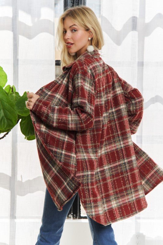 Savoring The Moments Long Shacket - 3 Colors! - The Nines
