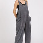Mineral Wash Jumpsuit - 2 Colors! - The Nines
