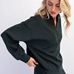 Luxe Scuba Half Zip Pullovers - 7 Colors! - The Nines