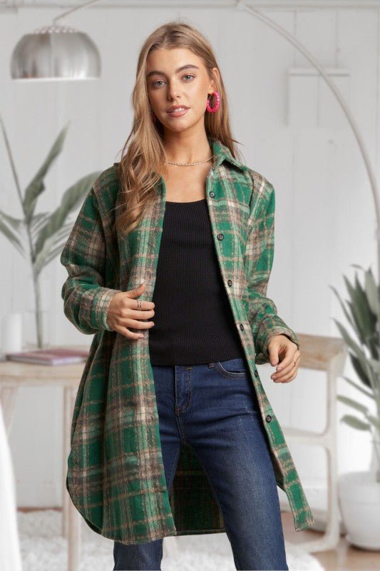 Savoring The Moments Long Shacket - 3 Colors! - The Nines