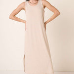 Ribbed Knit Tank Dress - 2 Colors! - The Nines
