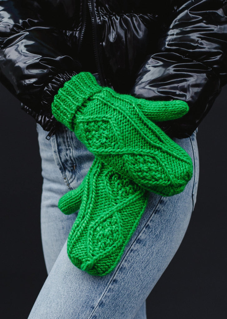 Classic Cable Knit Mittens - 6 Colors!