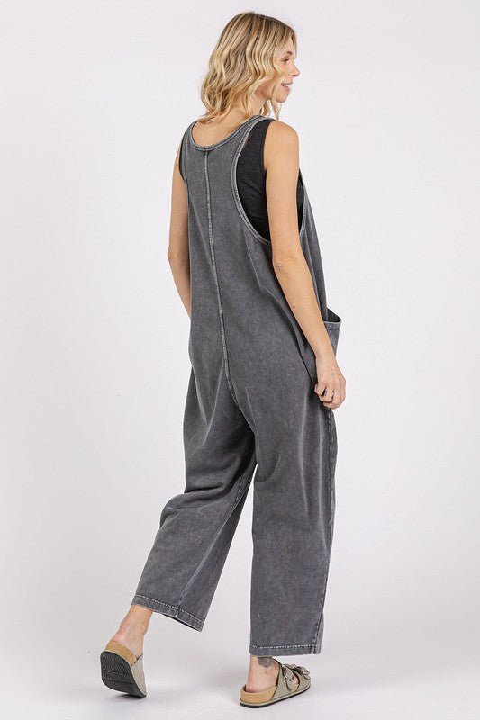 Mineral Wash Jumpsuit - 2 Colors! - The Nines