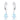 Silver Aquamarine Cz Pear Drop Huggie Earrings - The Nines