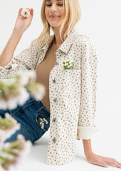 Floral Denim Jacket - FINAL SALE