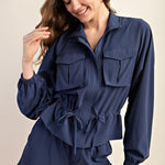 Crinkle Athleisure Jackets - 2 Colors! - The Nines