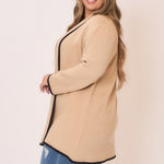 Taupe & Black Cardigan - The Nines