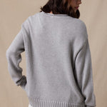 American Flag Heather Gray Sweater - The Nines