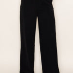 Black Elastic Waist Pants - The Nines