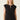 Black Pico Stitched Top - The Nines