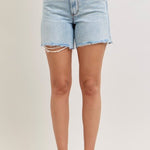 Judy Blue Mr Dad Short Medium Blue - The Nines