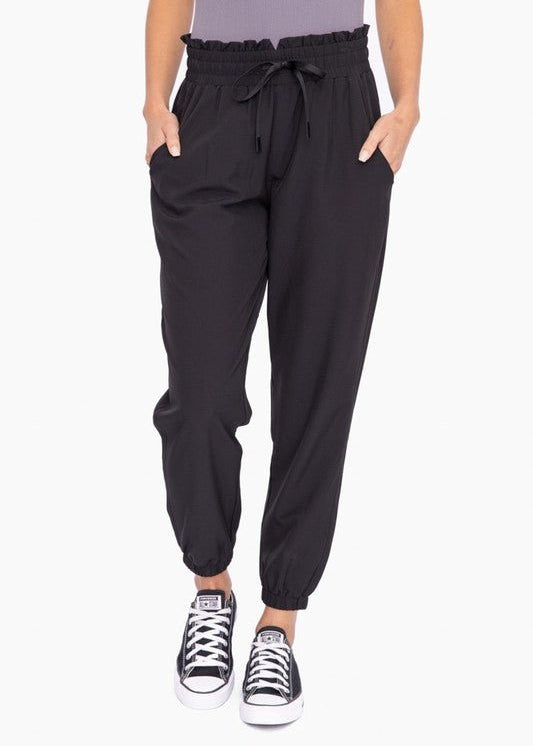 High Waist Joggers - 3 Colors! - The Nines