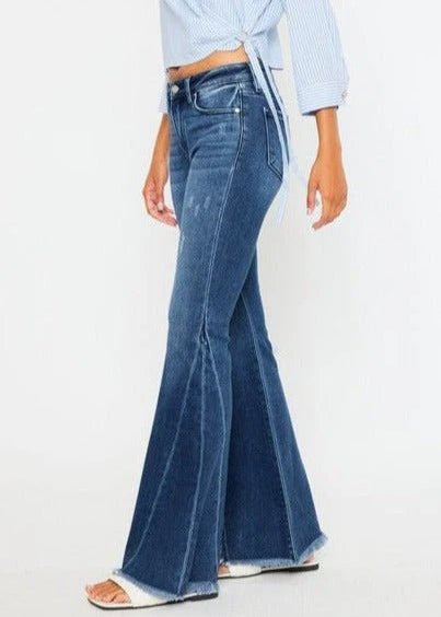 Kan Can Lainey Boho Flare Jeans - The Nines