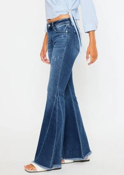 Kan Can Lainey Boho Flare Jeans - The Nines