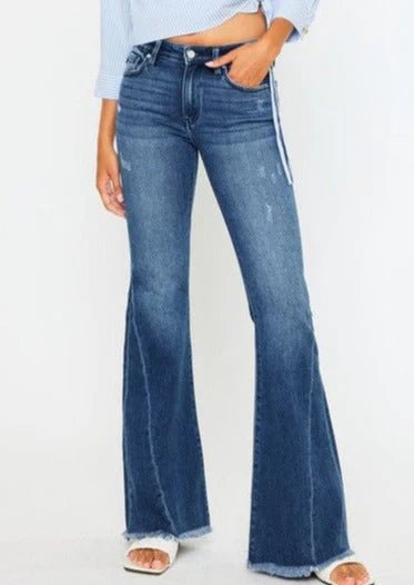 Kan Can Lainey Boho Flare Jeans - The Nines