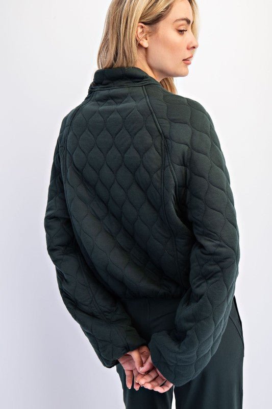 Quilted Bomber Jacket - 4 colors! - The Nines